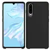 Image de IBROZ - Huawei P30 Coque Liquid Silicone Soft Touch Premium (Noir)