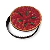 Image de Moule à tarte amovible acier revêtu bords cannelés 24,5 cm Mathon