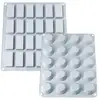 Image de Lot Grandes Plaques silicone mini-financiers et mini-tartelettes Mathon