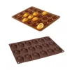 Image de Lot de 2 Flexi'plaques en silicone 18 madeleines et 24 mini-madeleines Mathon