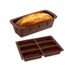 Image de Lot de 1 Flexi'Moule Cake et 1 Flexi'plaque 6 petits cakes en silicone Mathon