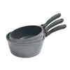 Image de Lot 3 casseroles revêtement Dur comme la pierre 16, 18 et 20 cm Mathon