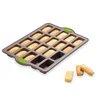 Image de Rigiflex Plaque 20 mini financiers en silicone structure acier