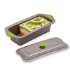 Image de Rigiflex Terrine en silicone structure acier avec couvercle 2 en 1 24 cm Mathon