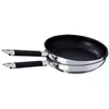 Image de Lot de 2 poêles antiadhésives Rapid Cook 24 et 28 cm Mathon