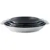 Image de Lot 4 poêles inox antiadhérentes Strate sans manche 20, 24, 26 et 28 cm Cristel
