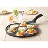 Image de Poêle 7 mini blinis ou pancakes à induction fonte 26.5 cm