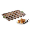 Image de Rigiflex Plaque 24 mini-canelés en silicone structure acier 34 cm Mathon
