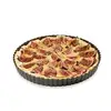 Image de Moule à tarte acier revêtu antiadhérent bords cannelés 24,5 cm