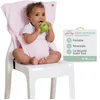 Image de Chaise Nomade BabyToLove | Chaise Haute Portable | Légères, Facile à transporter | Indispensable pour voyager | Pink Stars