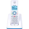 Image de ALCATEL F530 - Téléphone Fixe Sans Fil DECT - Grand Écran Rétroéclairé - Mains Libres - Fonction Blocage Des Appels - 2 Touches De Mémoires Directes - Blanc/Bleu