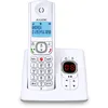 Image de ALCATEL F530 Voice - Téléphone Fixe Sans Fil DECT Avec Répondeur - Grand Écran Rétroéclairé - Mains Libres - Fonction Blocage Des Appels - 2 Touches De Mémoires Directes - Blanc/Gris