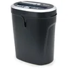 Image de WAYTEX 77320 Destructeur de Documents Coupe Croisée 10 Feuilles CD et DVD avec Grand Bac de 21L