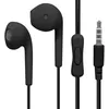Image de Waytex Écouteurs filaires Intra-Auriculaires avec Micro et Prise Jack 3.5 mm   Kit Mains Libres Compatible Toutes Marques, Smartphone, PC, Tablette, Lecteur MP3   Noir