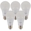 Image de Xanlite Lot De 5 Ampoules LED Standard Culot E27 - Angle D'Éclairage 180° - 9W Équivalant 60W - 806 Lumens - Lumière Blanc Chaud - PACK5EE806G