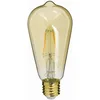 Image de Ampoule LED E27 Vintage ST64 Culot E27 - Ampoule Vintage E27 LED Angle Éclairage 320°- Ampoule Filament E27 3 8W Équivalant 30W 350 Lm - Ampoule LED Vintage Lumière Blanche Chaude - RFDE400STA Xanlite