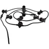 Image de Guirlande extérieure, personnalisable et extensible, câble noir, compatible culot E27 (vendue seule, hors ampoules) | Xanlite, Noire