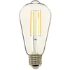 Image de Xanlite Ampoule À Filament LED Edison Culot E27 - Angle D'Éclairage 320°- 8W Équivalant 75W - Filament 1055 Lm - Vintage - Lumière Blanc Chaud - RFE1055ST