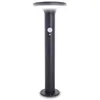 Image de Xanlite SO1711 Borne LED Solaire, à détecteur de Mouvement, 3 Modes, éclairage Puissant, 400 lumens Max, 3 Unité (Lot de 1), Noir