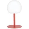 Image de Xanlite, Lampe à Poser POP Boule Métal Rechargeable USB, Température de Couleur Réglable, Résistante IP44, Nomade avec Autonomie 8H, Finition Polie, Terracotta
