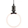 Image de Xanlite, Ampoule Filament LED Modèle Déco Ellipse Ronde E27, 3,5W, 470 Lumens, Blanc Chaud, Économie d'Énergie, Idéale pour Éclairage Intérieur, Lot de 1