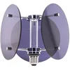 Image de Xanlite Ampoule Vintage 70'S Ronde Filament LED, Culot E27, 180 Lumens, Conso 4W, 1800 Kelvin, Blanc Chaud, Noire