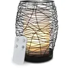 Image de Zen’Arôme Diffuseur d’Huile Essentielle Volupsia   Diffuseur Ultrasonique Aromathérapie à Froid - Diffuseur Électrique Parfum Maison avec Télécommande - Éclairage LED Effet Bougie   en Métal et Verre