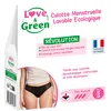 Image de Love & Green - Culotte Menstruelle Lavable Ecologique, coton BIO - Taille S (38) - Flux Normal