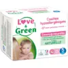 Image de LOVE & GREEN Couches Bébé Hypoallergéniques Écologiques Taille 5 11-25kg - 40 couches