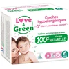 Image de Love&Green Couches Bébé Hypoallergéniques Écologiques - Couches Jetables Taille 6 (34 Unités) Lot