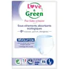 Image de Love & Green Sous-vêtements absorbants adulte hypoallergéniques et écologiques Plus Nuit "Taille L" x8 - origine naturelle - ultra absorbant - sans colorants