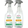 Image de Love & Green Home Spray Nettoyant écologique multi-usages rechargeable. Parfum fleur d'oranger. Au bicarbonate de soude. Certifié A+ par Air Label et Ecodétergent par Ecocert - 750ml (Lot de 2)