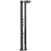 Image de Formidra - Douche Hybride Dada Straight 40L - DS-D463NX - Douche Extérieure avec Raccords Eau Chaude/Froide, Douchette Amovible et Pomme de Douche Anti-calcaire - Anthracite Aluminium - 32.4x14x228cm