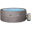 Image de N NETSPA - Spa - Vita Premium - SP-VIP160C - Gonflable - 6 Places (4 Adultes + 2 Enfants) - Bache De Protection - Réchauffeur - 1100 L - Couverture Simili-Cuir Premium