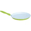 Image de MSV 110400 Poêle à Crêpes pour Tous Feux Aluminium/Céramique/Silicone Vert 44 x 24 x 8 cm Diamètre 24 cm