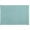 Image de MSV - Tapis de Bain Microfibre Chenille - Poils Longs Anti-dérapant - Lavable en Machine - Boucle d'Accrochage Pratique - Confort et Hygiène Optimisés - Vert Foncé - Unitaire - 40x60 cm