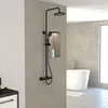Image de Colonne de douche Thermostatique finition Noir Mat - 133x28x52 cm - MOLLY BLACK