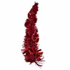 Image de WERKA PRO Guirlande de Sapin Ø 9cm - 2 Mètres - Rouge - PVC et Fil de Fer - Décoration de Noël Intérieur/Extérieur - 4 Colori