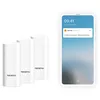 Image de Netatmo Pack Accessoires de la Caméra Intérieure: Sirène Intérieure Intelligente + Détecteurs d'Ouverture Intelligents, sans Fil, 110 DB, Détection des Vibrations