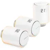 Image de Netatmo Pack de 3 Têtes Thermostatiques Intelligentes   Accessoire pour Thermostat Connecté, Contrôle du Chauffage à Distance, Économie d’Énergie, Compatible Alexa & HomeKit, NBU-NAV-EU
