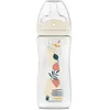 Image de DODIE Biberon Tétine multi-perforée anti-coliques - 330ml - ROSE - 6+ mois - tétine biomimétisme débit 3 (Lot de 2)