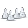 Image de Dodie Lot De 4 Tétines Rondes Anti-coliques Initiation Débit 3 - Rapide