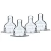Image de Dodie Lot de 4 Tétines Plates anti-coliques Sensation Débit 4 - liquide épais