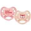 Image de DODIE, Sucettes Anatomiques, Tetine pour bébé, +6 mois, Sans BPA, Résistante, Rose, fille, Panda, Lot de 2