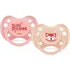 Image de Sucettes Anatomiques Panda Roux Rose
