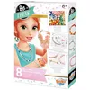 Image de Kit Création Bijoux Enfant   8 Bijoux à Fabriquer avec Perles Heishi, Dorées, Breloques, Pompons   DIY Collier, Bracelets & Boucles d’Oreilles   Dès 8 Ans avec Notice Illustrée