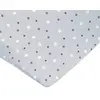 Image de DOMIVA Drap-Housse Imprimé Etoiles Perle 70 x 140 cm Gris