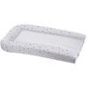 Image de Matelas à langer PVC + 2 éponges amovibles Blanc imprimé étoile