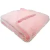 Image de DOMIVA Couverture Snow Doublée Microdou x Lait Fraise 75 x 100 cm 1 Unité