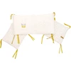 Image de Leafy Bunny tour de lit 30x180 cm Blanc/Jaune